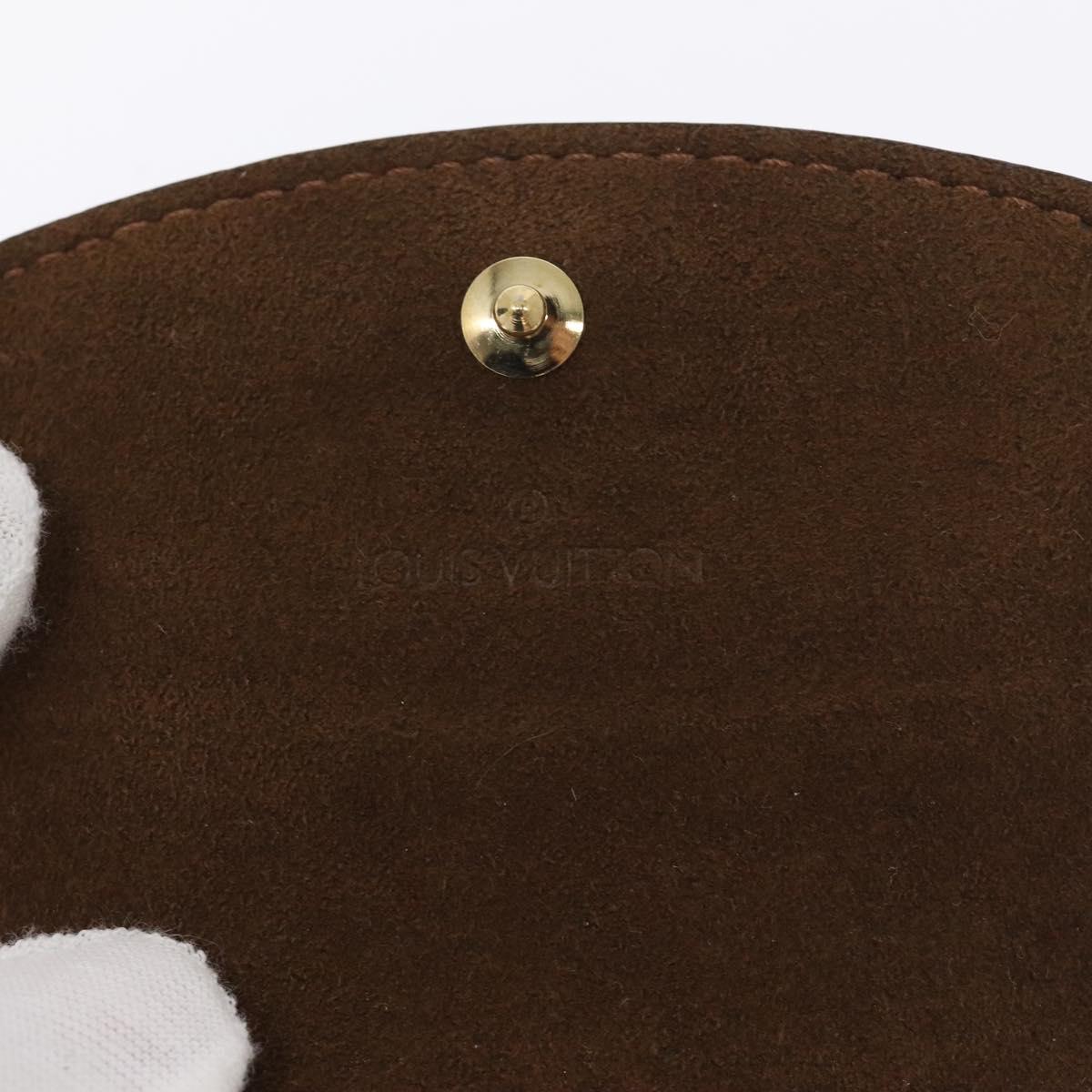 LOUIS VUITTON Damier Ebene Cuff Case LV Auth 125015