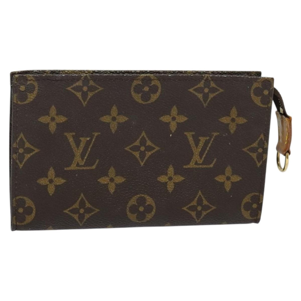 LOUIS VUITTON Monogram Bucket PM Accessory Pouch LV Auth 125037
