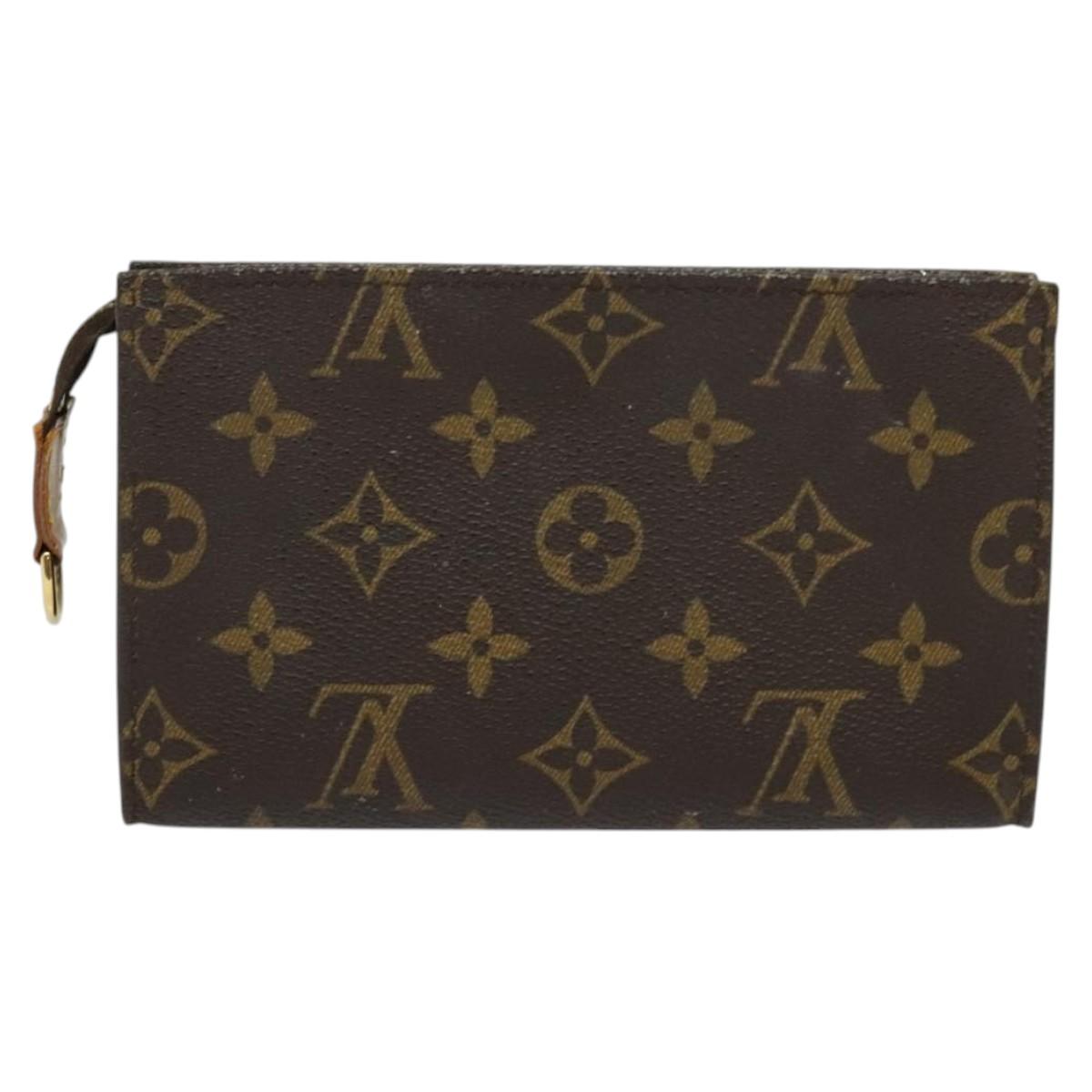 LOUIS VUITTON Monogram Bucket PM Accessory Pouch LV Auth 125037