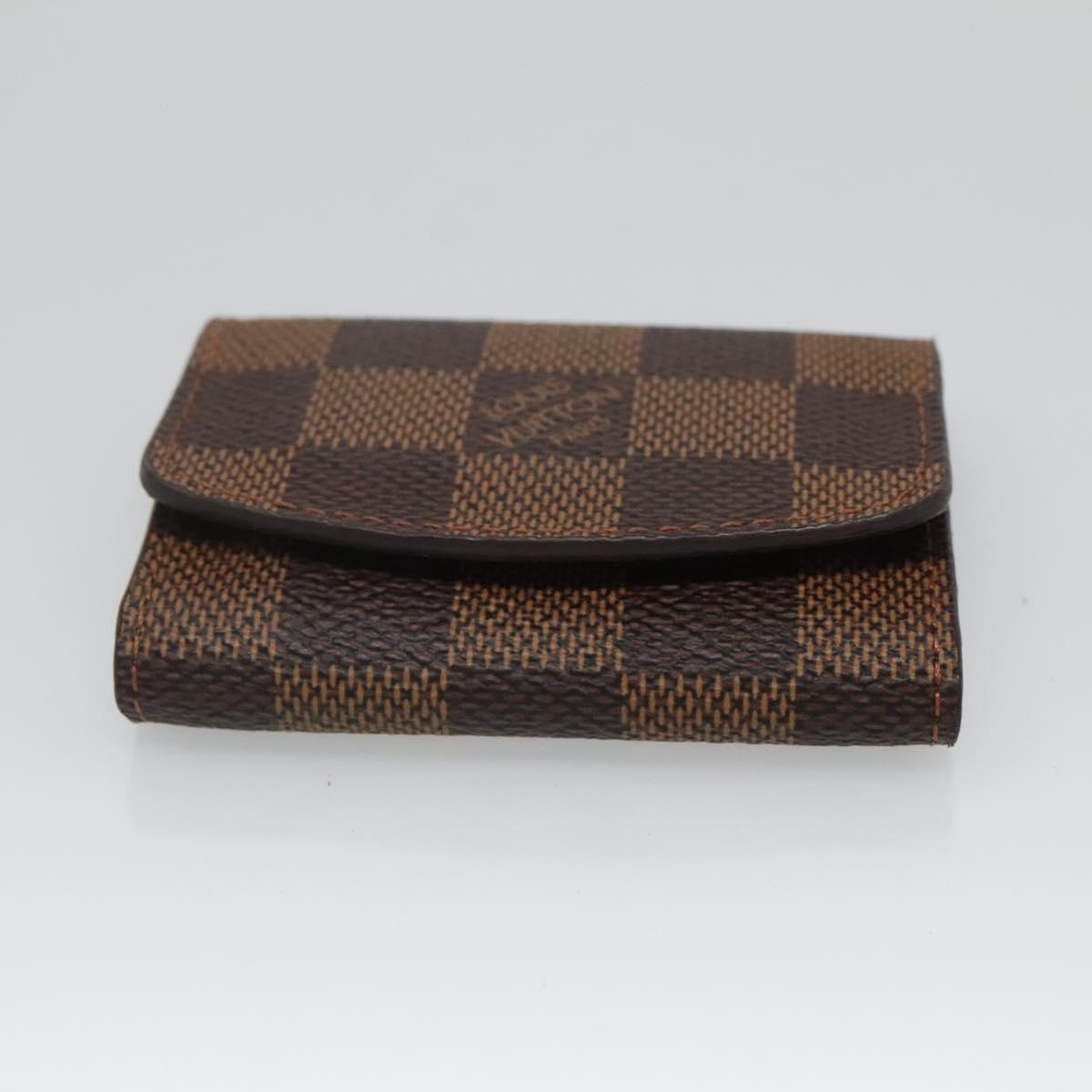 LOUIS VUITTON Damier Ebene Cuff Case LV Auth 125074