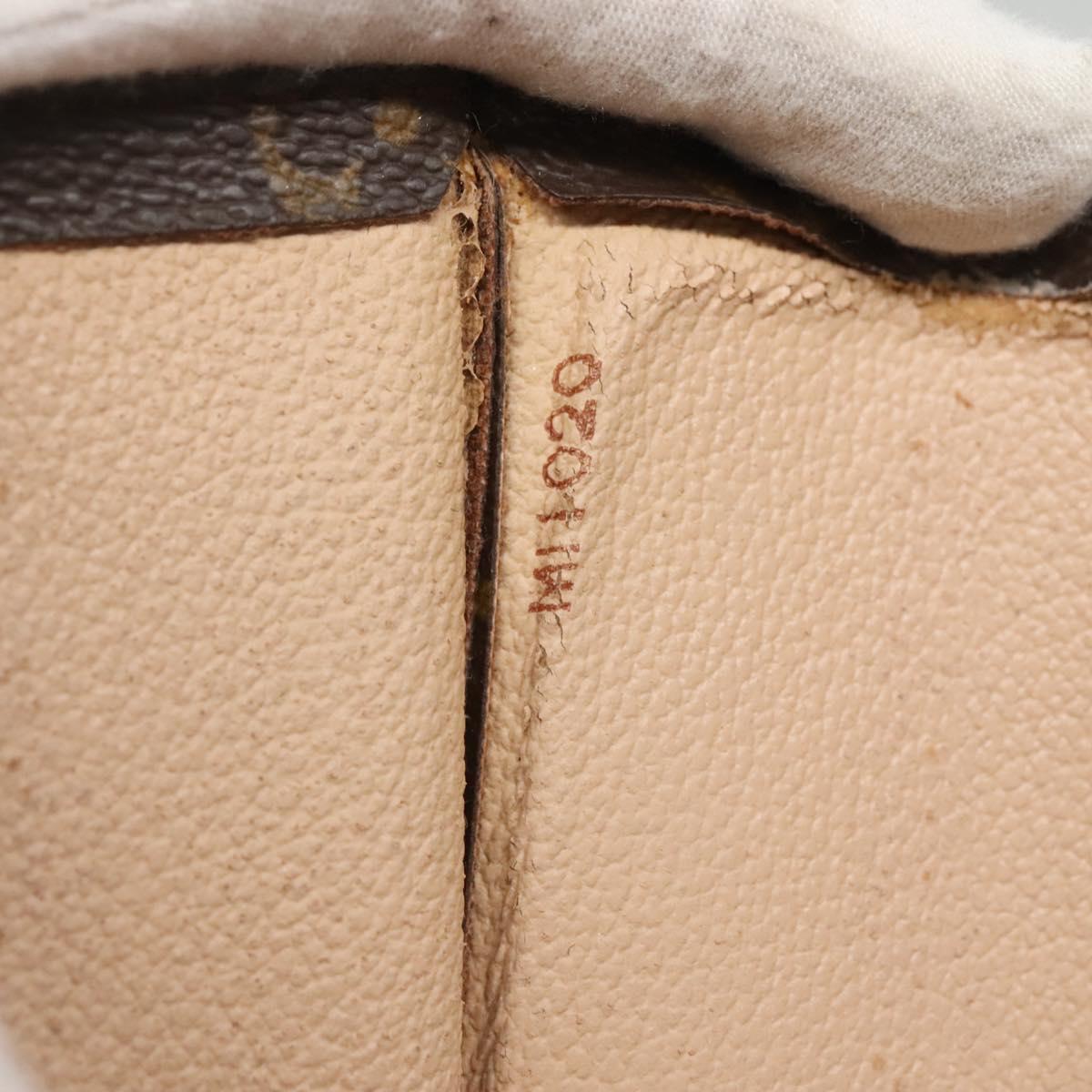 LOUIS VUITTON Monogram Sac Plat Hand Bag M51140 LV Auth 125127