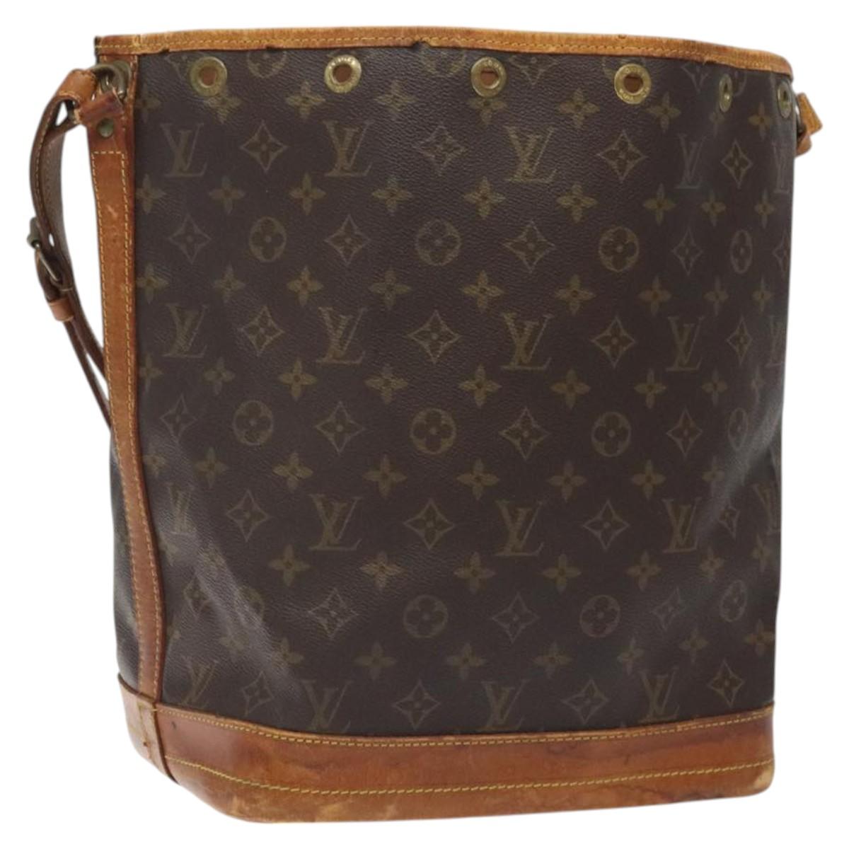 LOUIS VUITTON Monogram Noe Shoulder Bag M42224 LV Auth 125128
