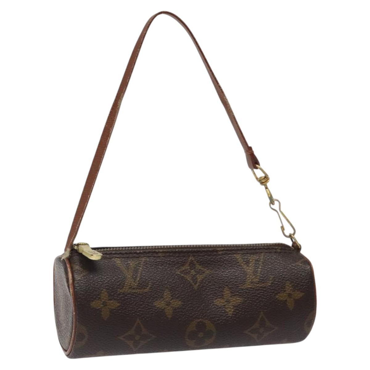 LOUIS VUITTON Monogram Papillon Pouch LV Auth 125163