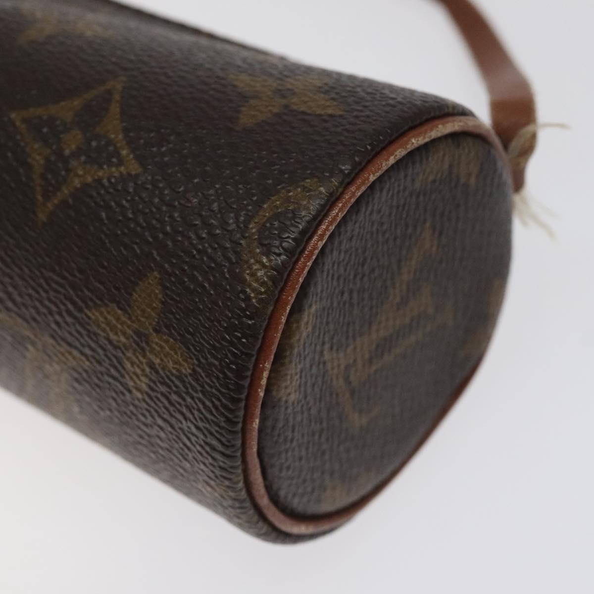 LOUIS VUITTON Monogram Papillon Pouch LV Auth 125163