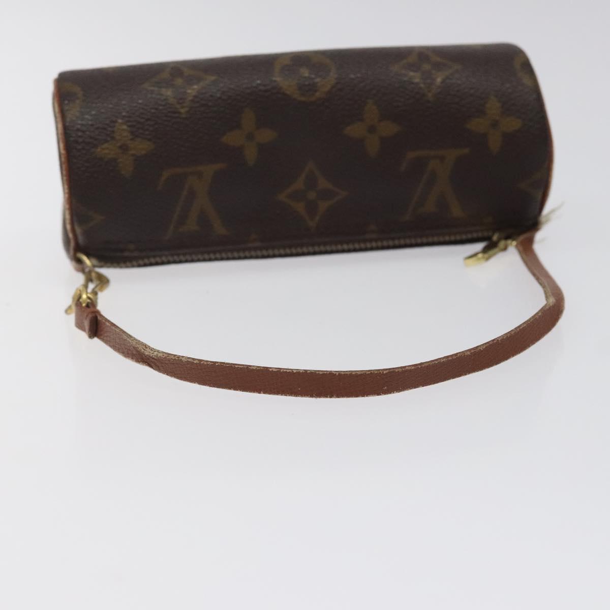 LOUIS VUITTON Monogram Papillon Pouch LV Auth 125163