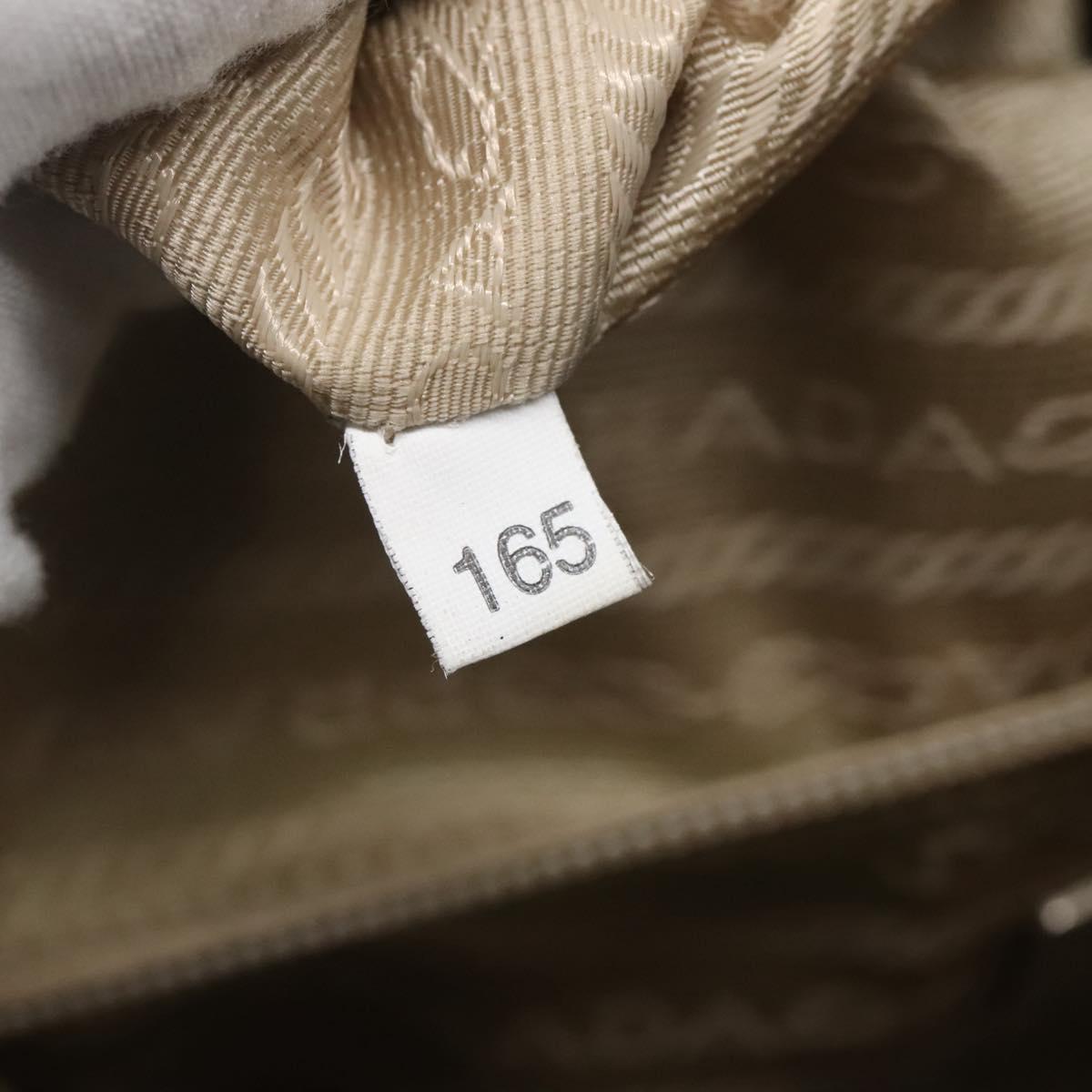 PRADA Shoulder Bag Nylon Light Blue Silver Auth 125209