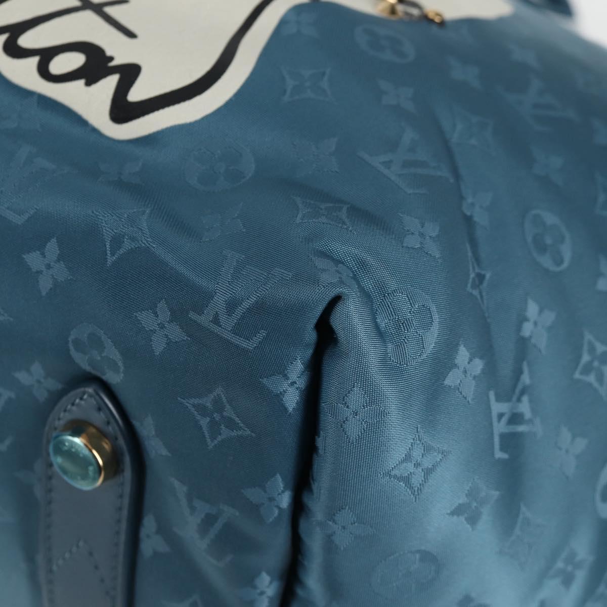 LOUIS VUITTON Cruise line Cabas Nouvelle Vague Bag Blue M94091 LV Auth 125266SAV