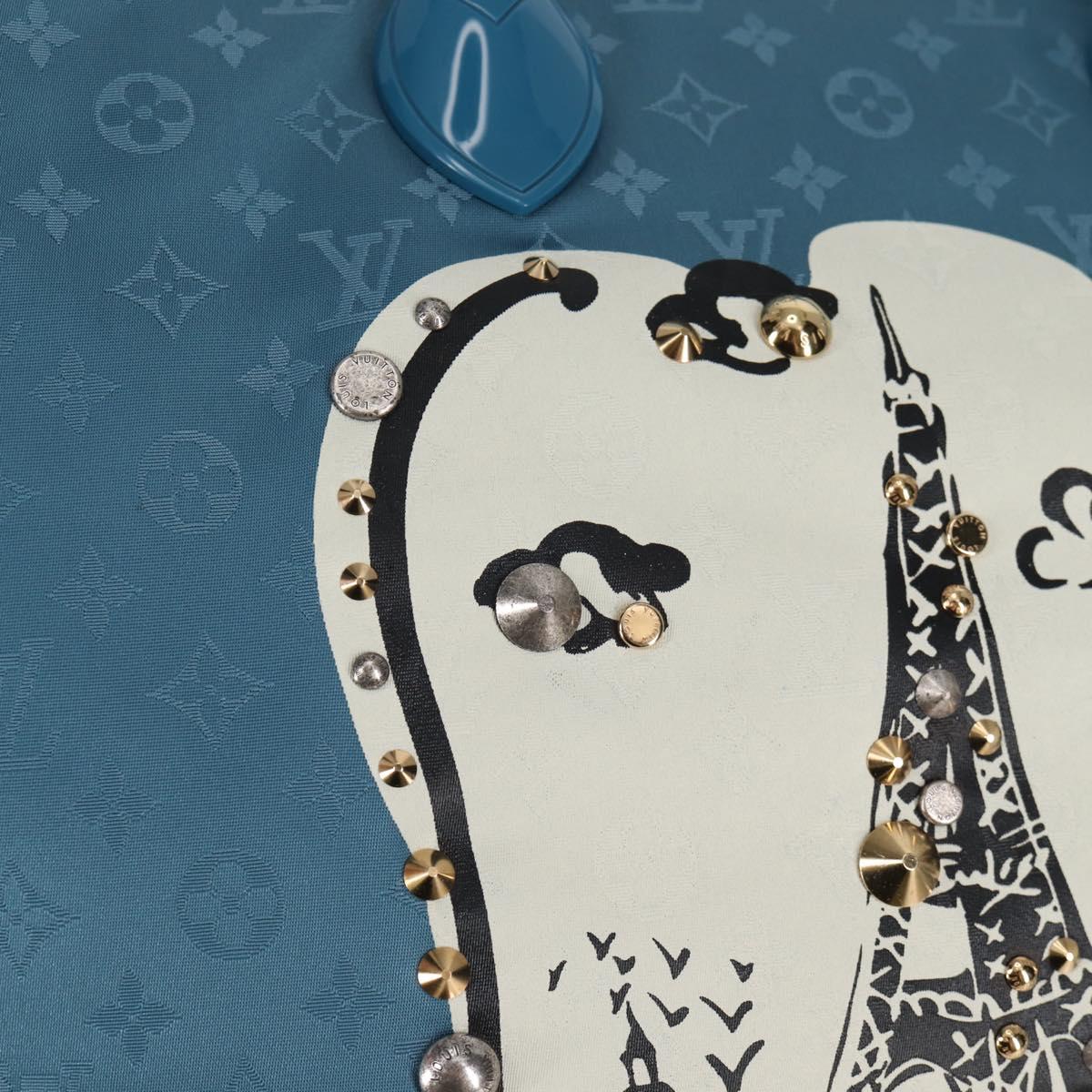 LOUIS VUITTON Cruise line Cabas Nouvelle Vague Bag Blue M94091 LV Auth 125266AV