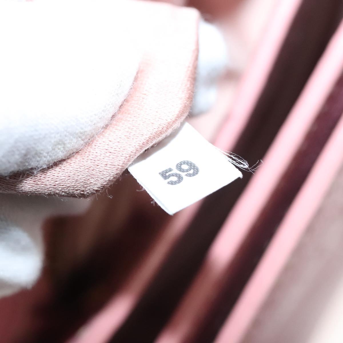 Miu Miu Hand Bag Leather 2way Pink Gold Auth 125296