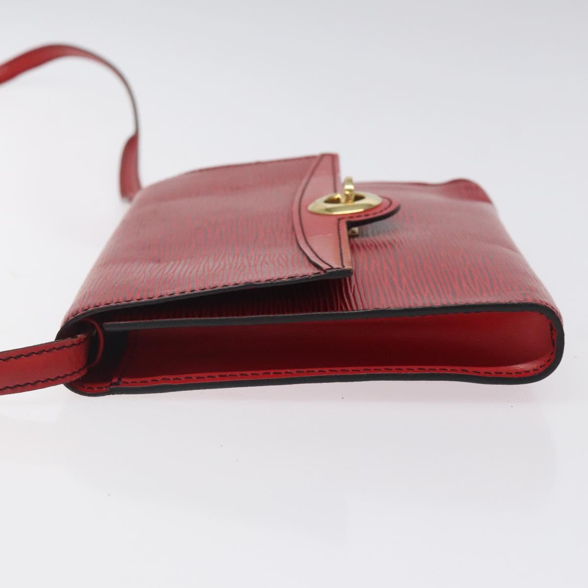 LOUIS VUITTON Epi Pochette Arche Shoulder Bag Red M52577 LV Auth 125313