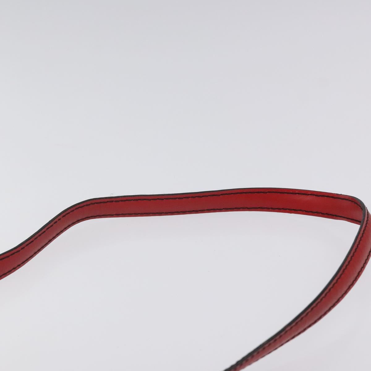 LOUIS VUITTON Epi Pochette Arche Shoulder Bag Red M52577 LV Auth 125313