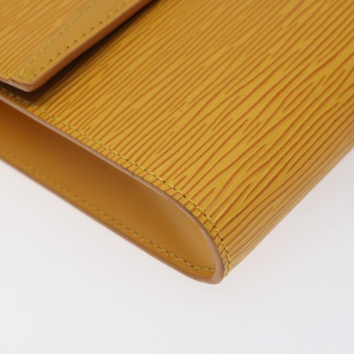 LOUIS VUITTON Epi Arsch Shoulder Bag Yellow M52579 LV Auth 125314