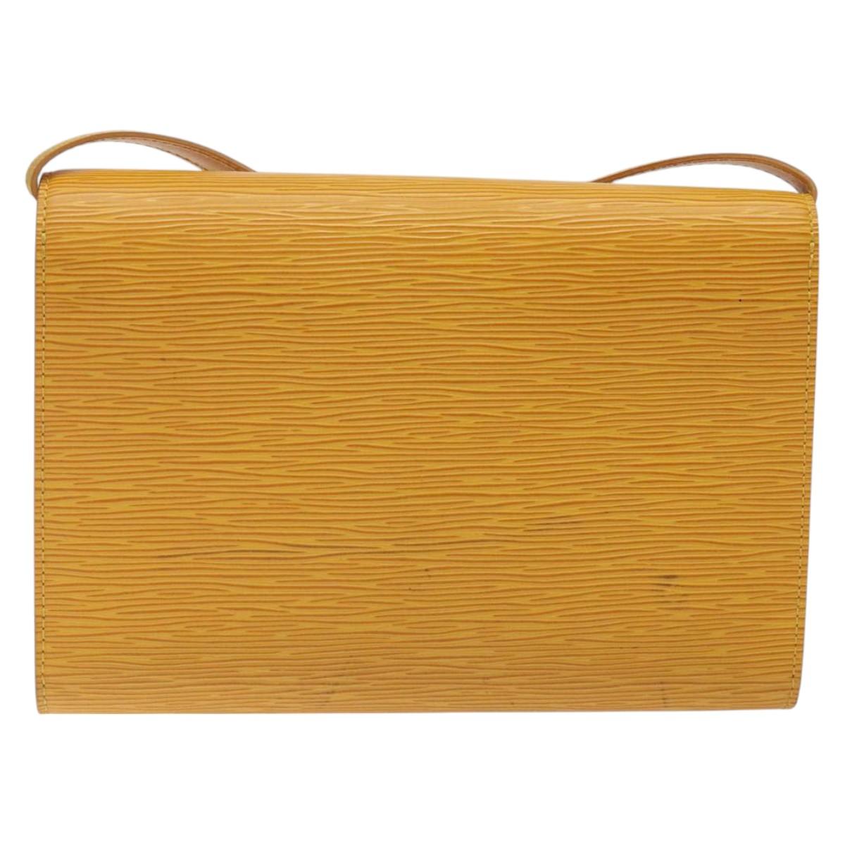 LOUIS VUITTON Epi Arsch Shoulder Bag Yellow M52579 LV Auth 125314