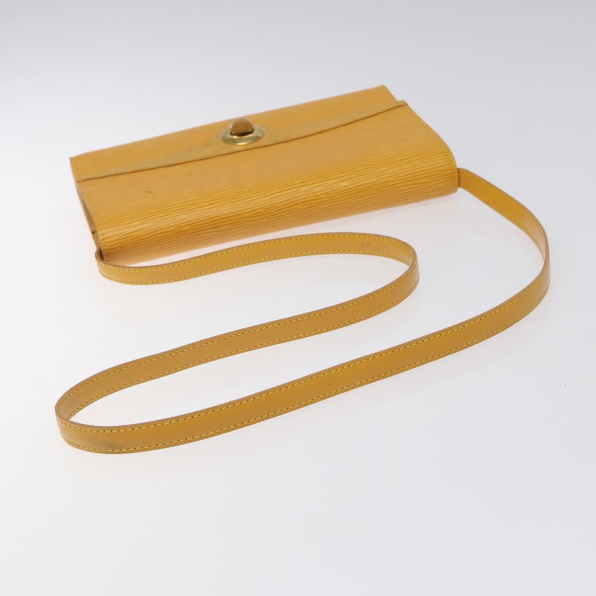 LOUIS VUITTON Epi Arsch Shoulder Bag Yellow M52579 LV Auth 125314