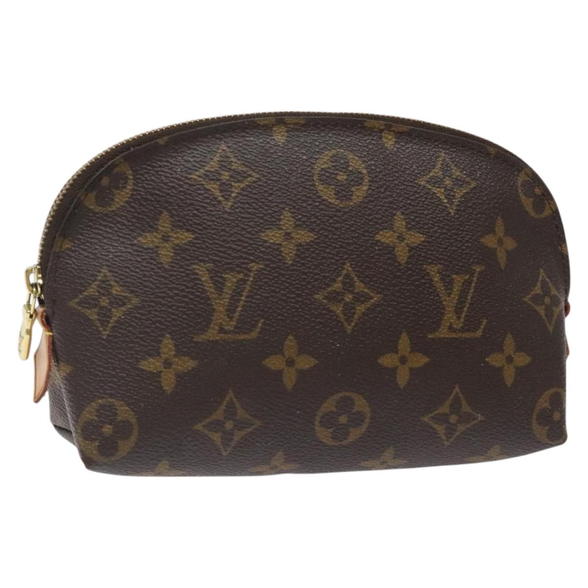 LOUIS VUITTON Monogram Pochette Cosmetic PM Pouch M43998 LV Auth 125332