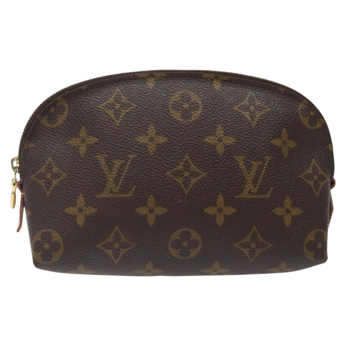 LOUIS VUITTON Monogram Pochette Cosmetic PM Pouch M43998 LV Auth 125332