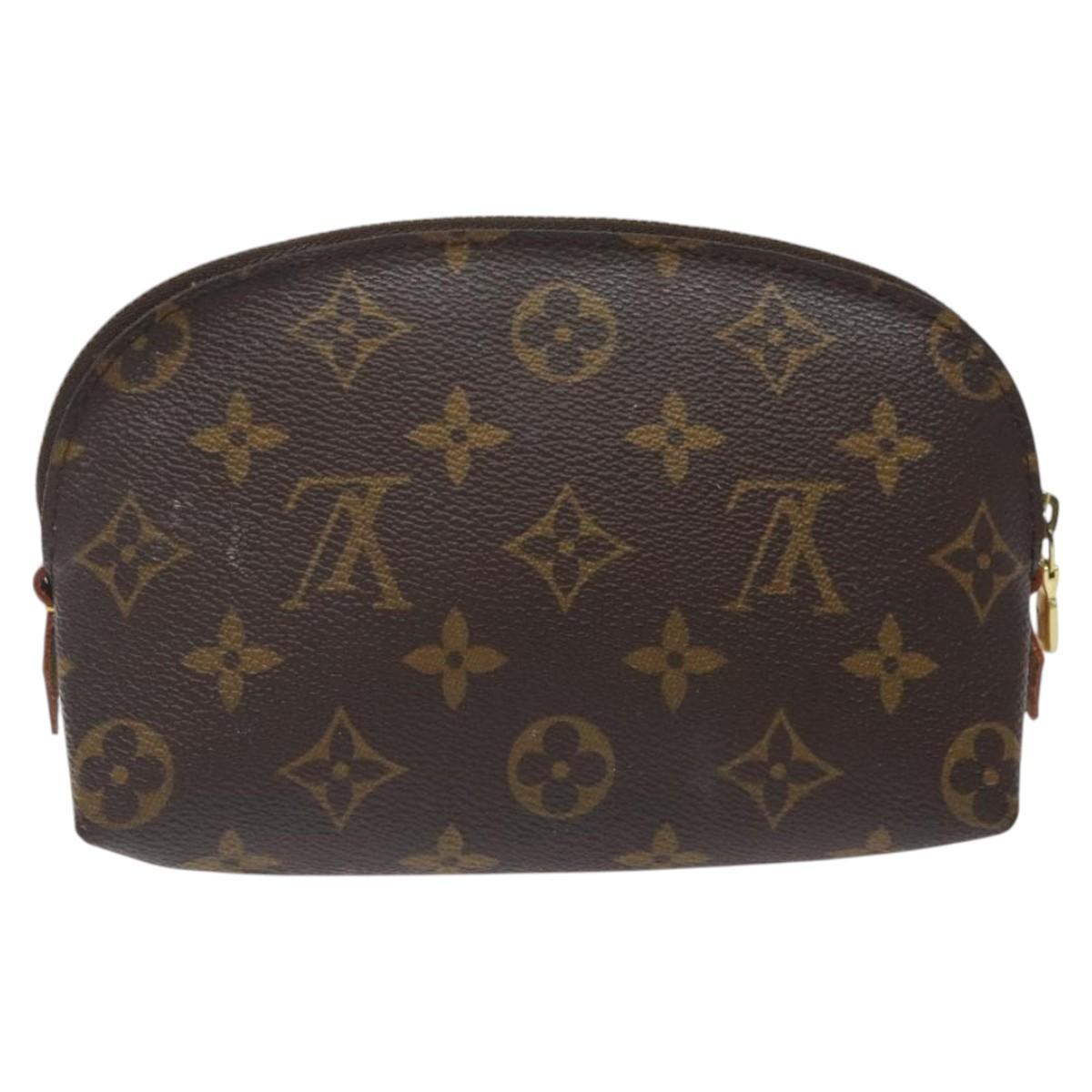 LOUIS VUITTON Monogram Pochette Cosmetic PM Pouch M43998 LV Auth 125332