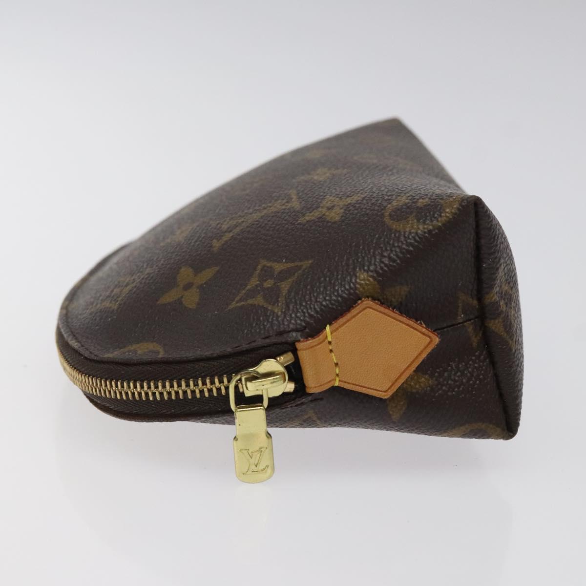 LOUIS VUITTON Monogram Pochette Cosmetic PM Pouch M43998 LV Auth 125332