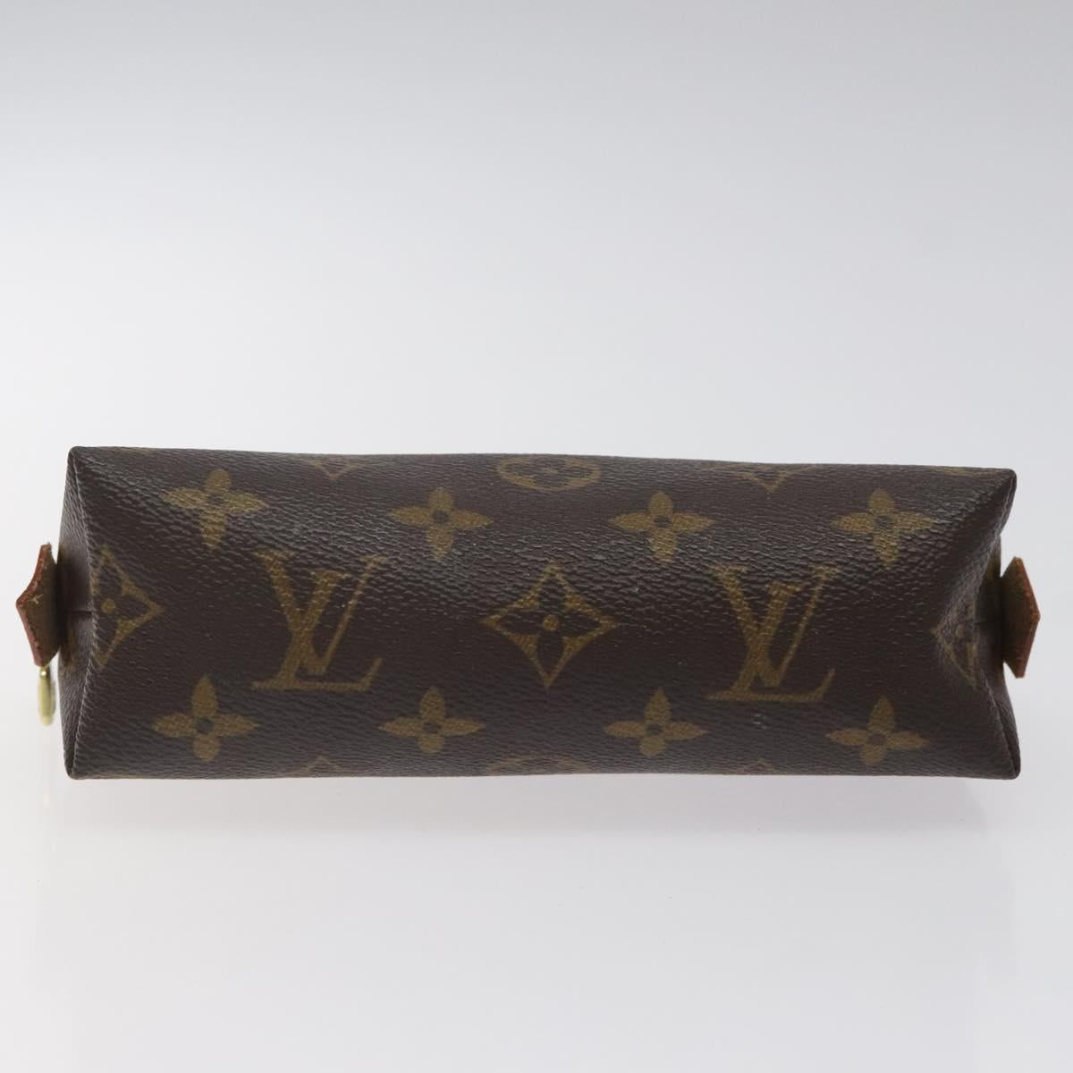 LOUIS VUITTON Monogram Pochette Cosmetic PM Pouch M43998 LV Auth 125332