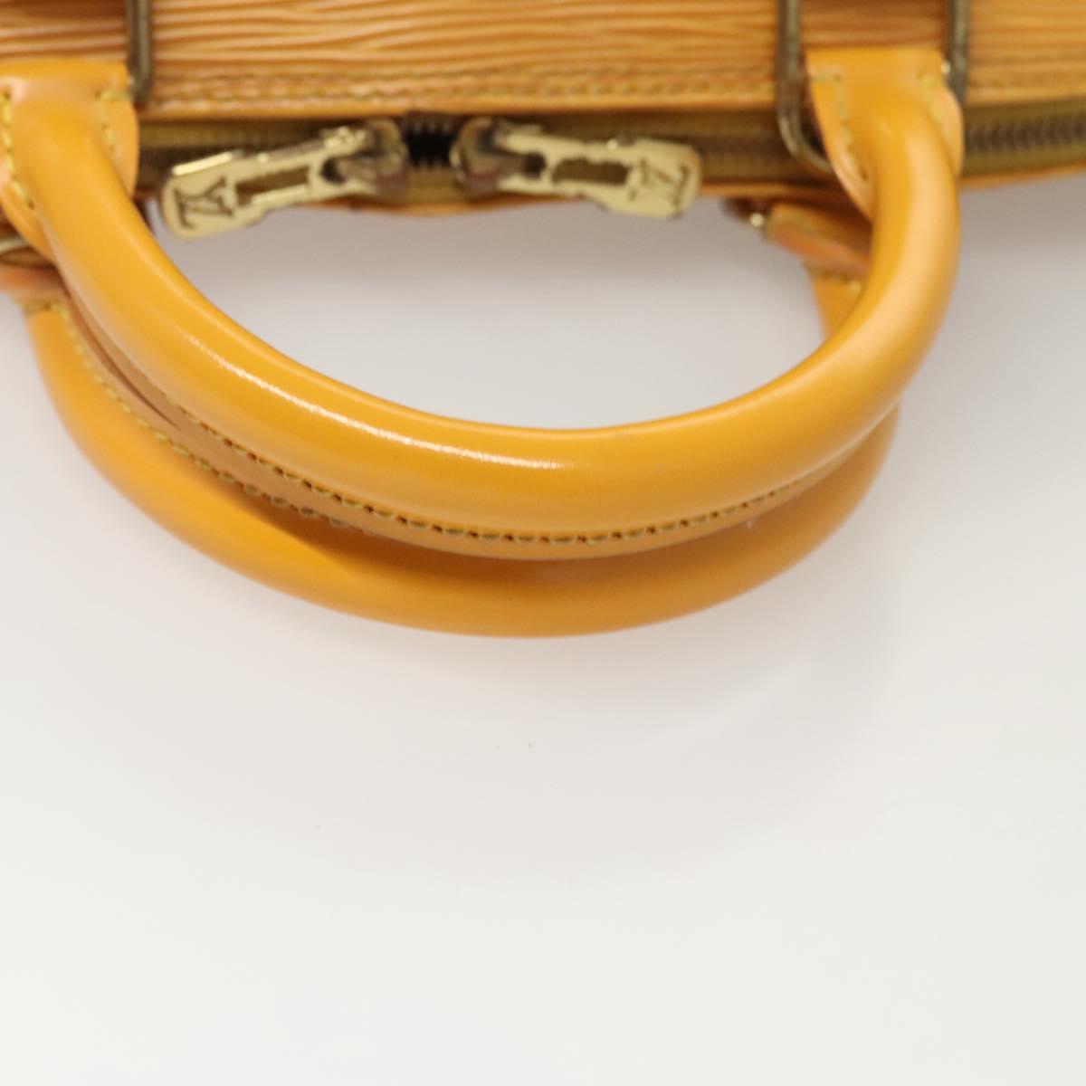 LOUIS VUITTON Epi Alma Hand Bag Yellow M52149 LV Auth 125336