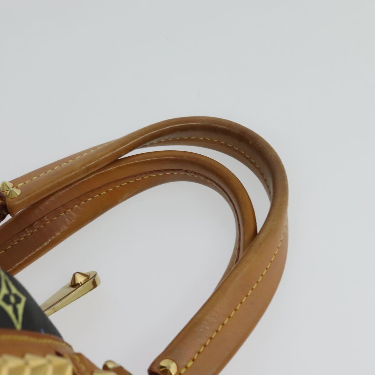 LOUIS VUITTON Monogram Multicolor Courtney MM Bag 2way Black M45642 Auth 125337