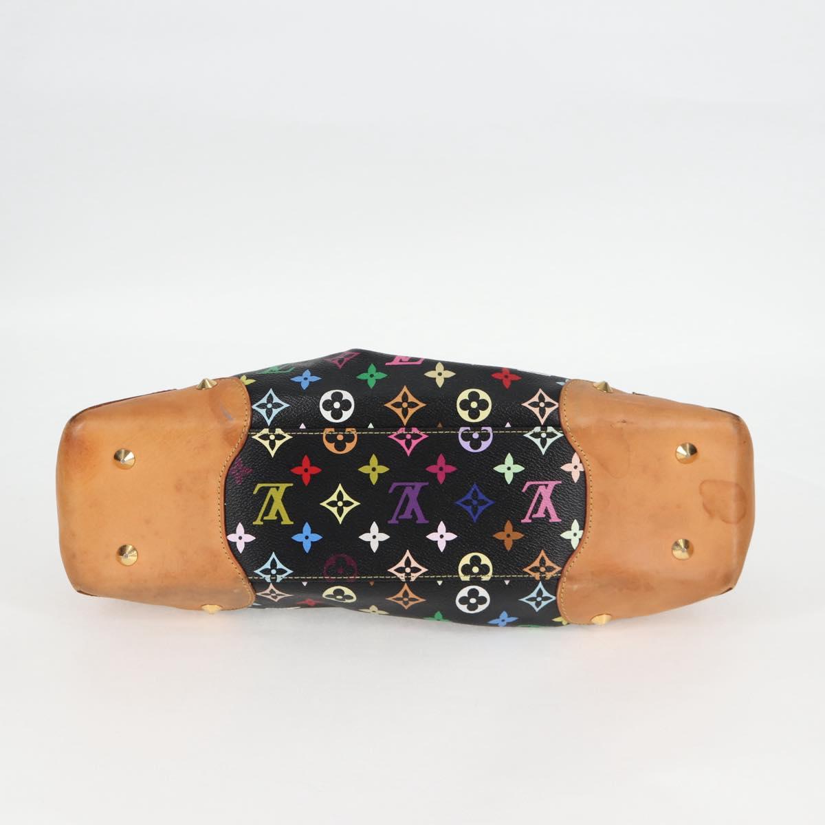 LOUIS VUITTON Monogram Multicolor Judy GM Bag 2way Black M40254 LV Auth 125338V