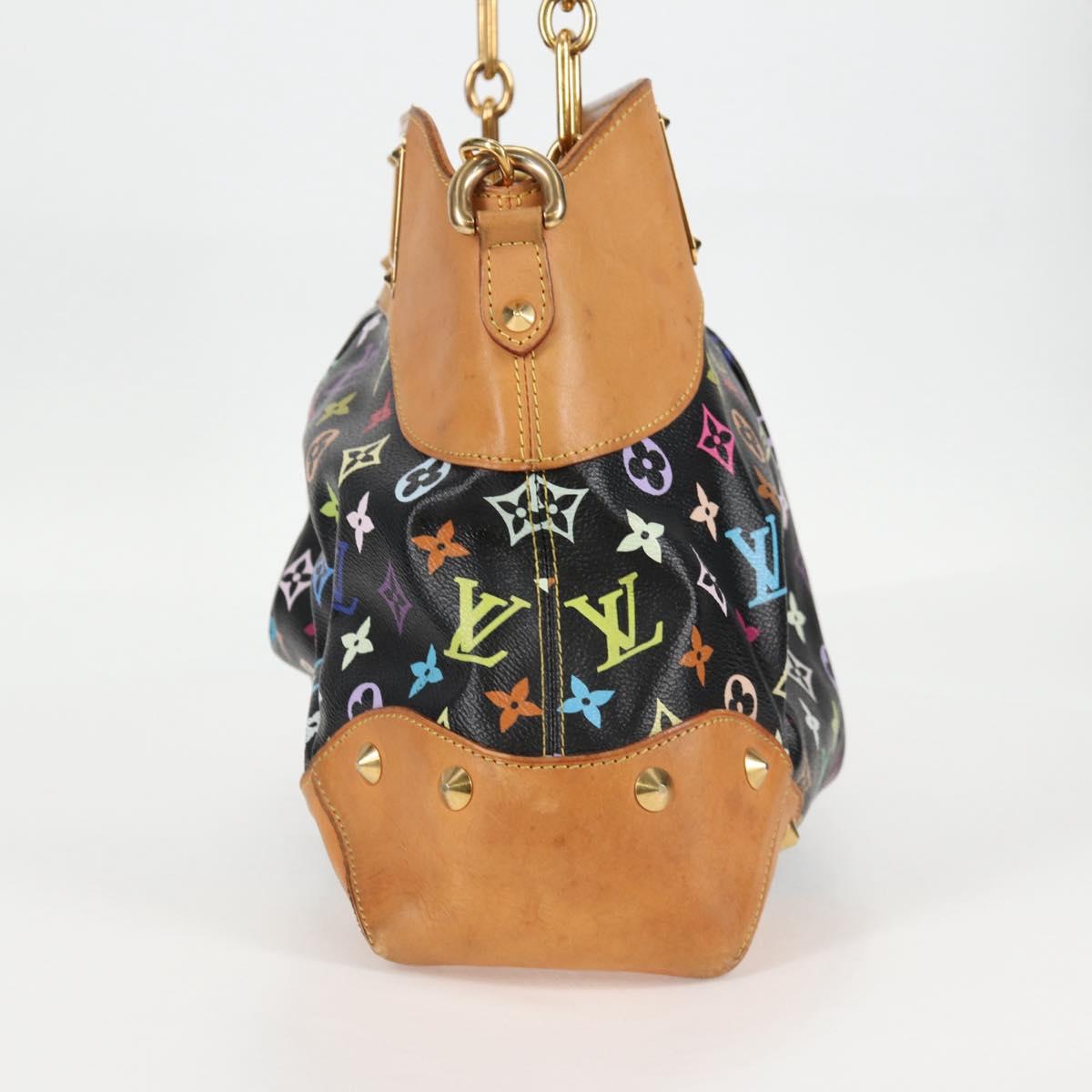 LOUIS VUITTON Monogram Multicolor Judy GM Bag 2way Black M40254 LV Auth 125338V