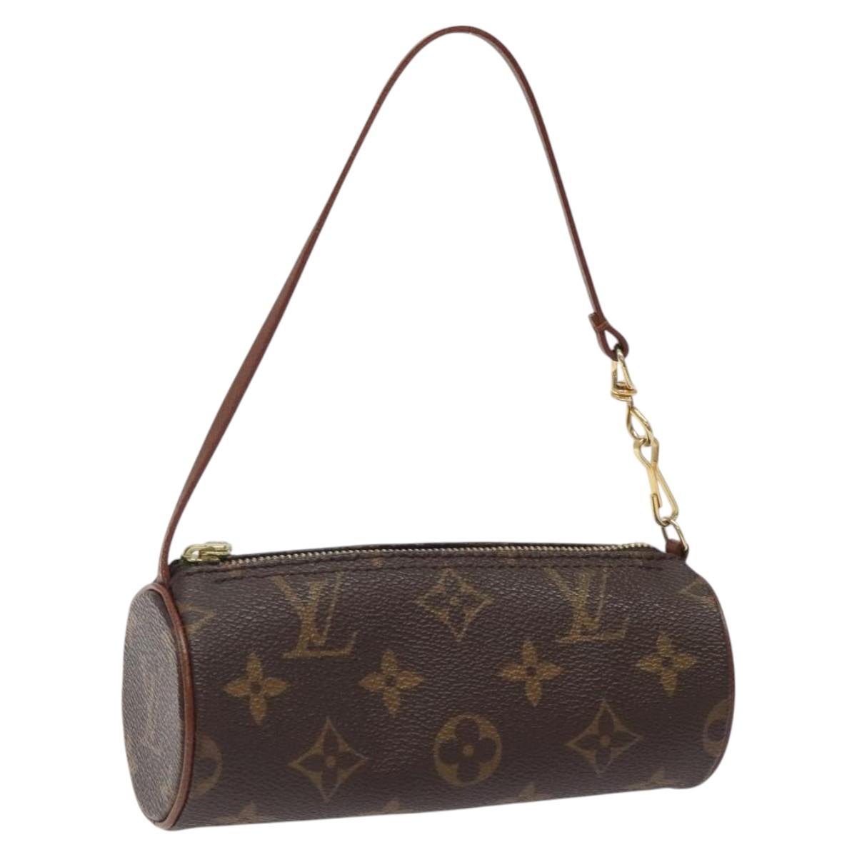 LOUIS VUITTON Monogram Papillon Pouch LV Auth 125345