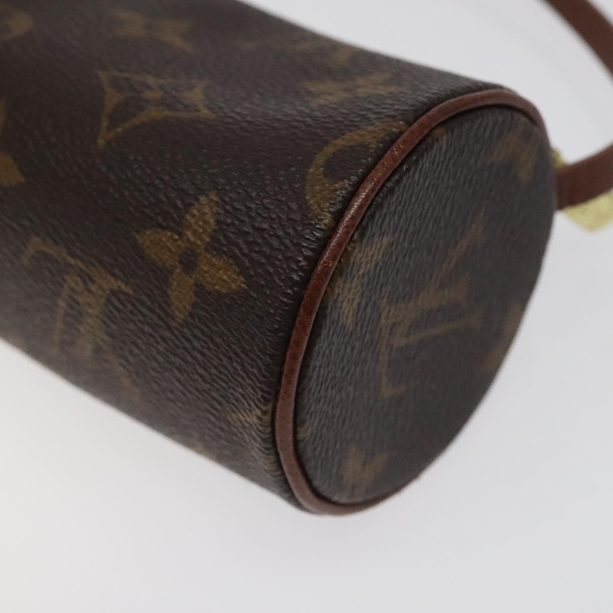 LOUIS VUITTON Monogram Papillon Pouch LV Auth 125345