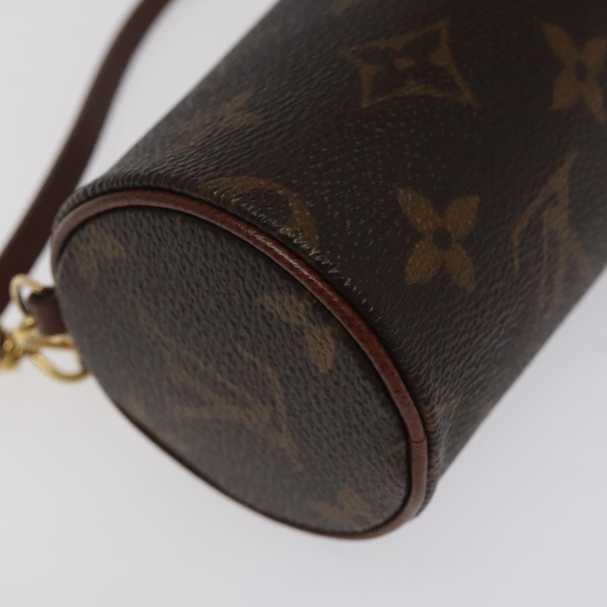 LOUIS VUITTON Monogram Papillon Pouch LV Auth 125345