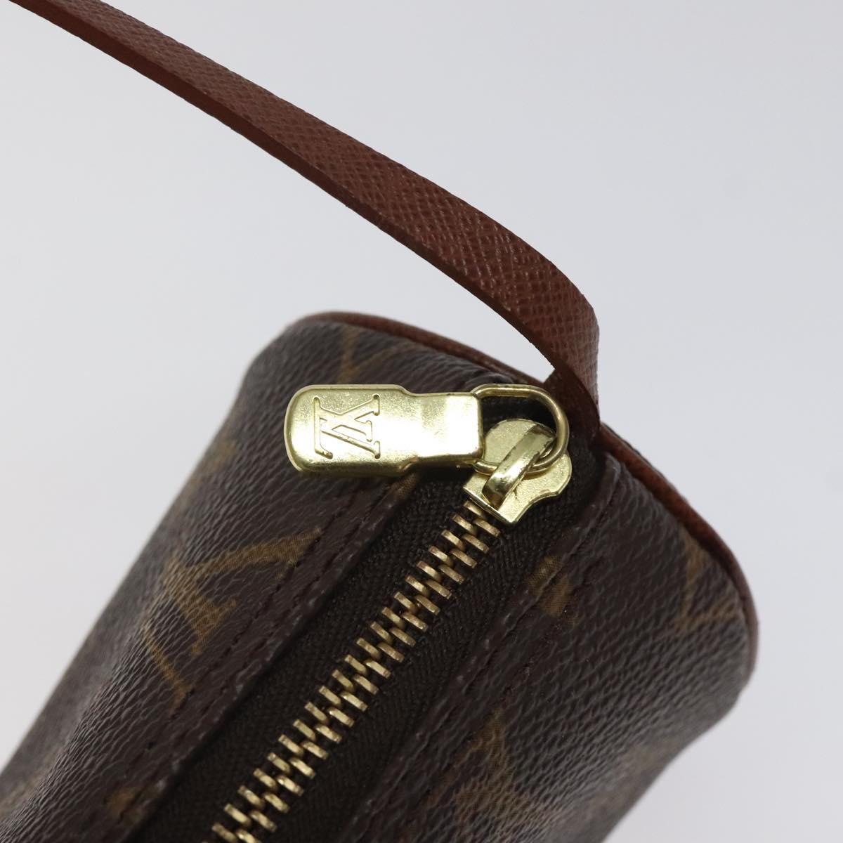LOUIS VUITTON Monogram Papillon Pouch LV Auth 125345