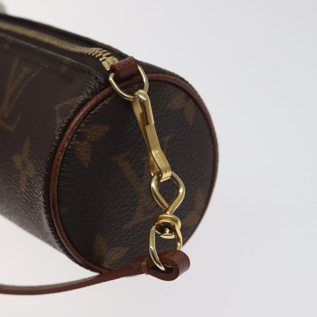 LOUIS VUITTON Monogram Papillon Pouch LV Auth 125345