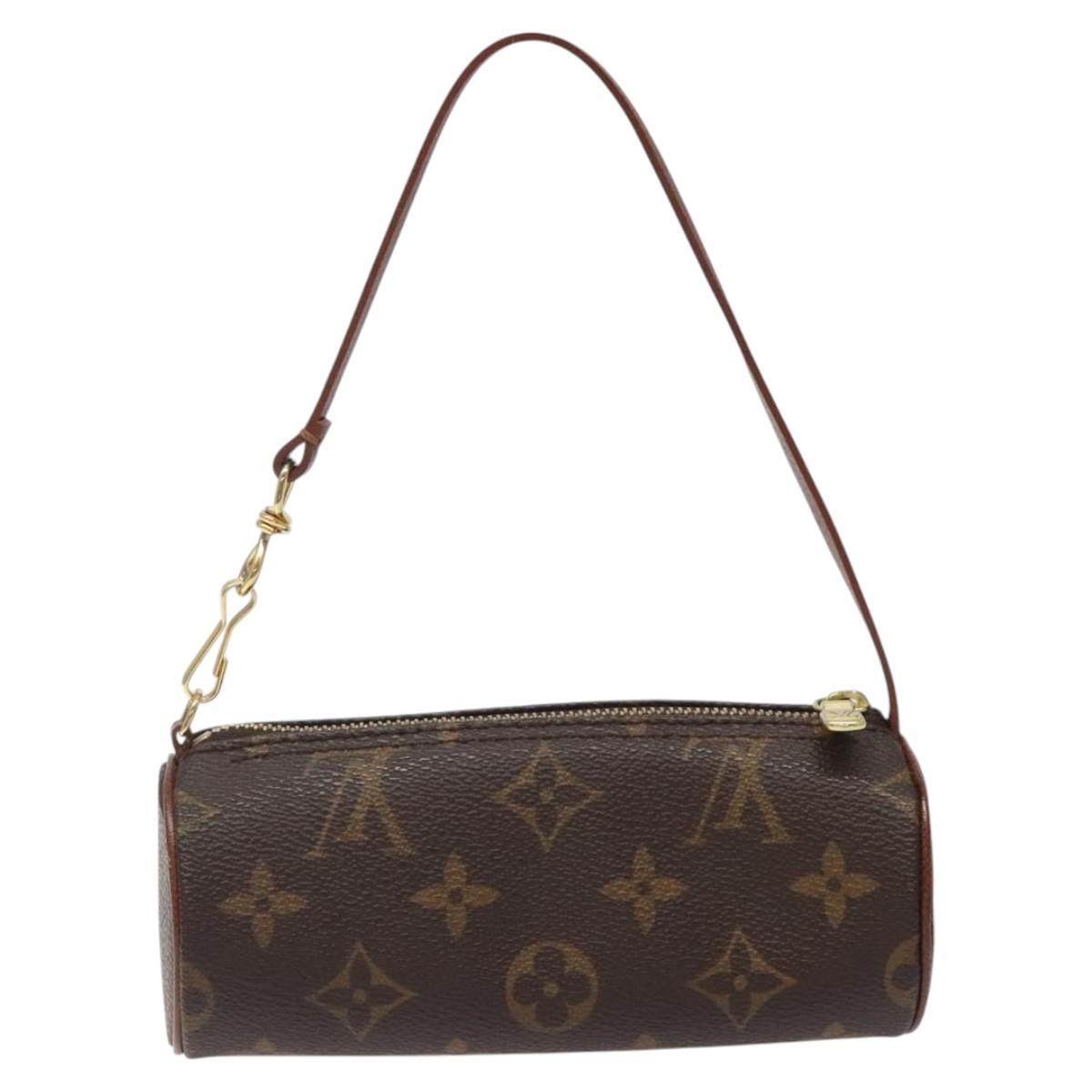 LOUIS VUITTON Monogram Papillon Pouch LV Auth 125345