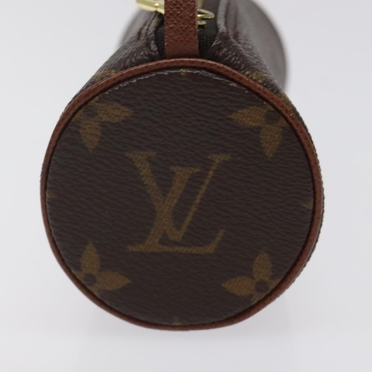 LOUIS VUITTON Monogram Papillon Pouch LV Auth 125345