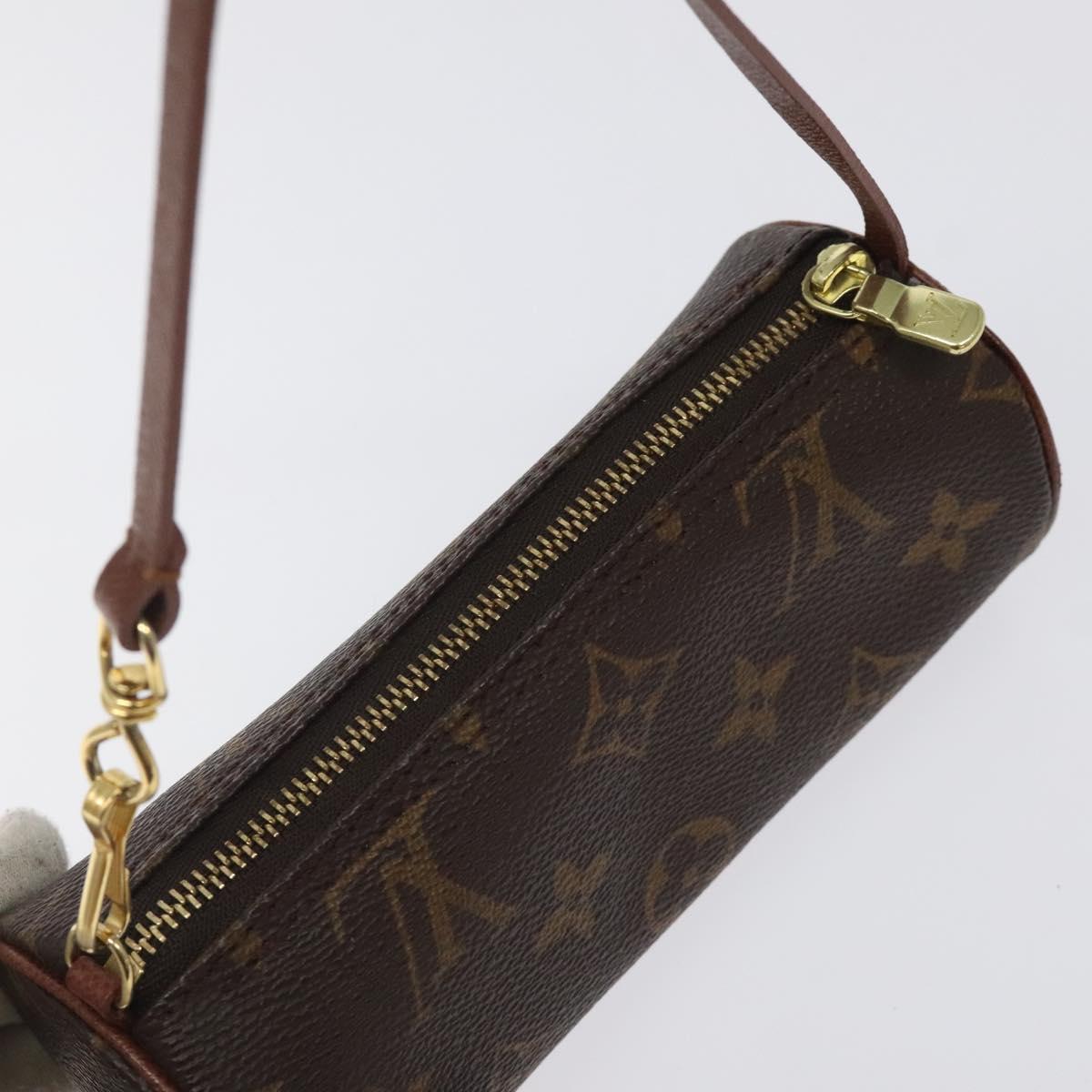 LOUIS VUITTON Monogram Papillon Pouch LV Auth 125345