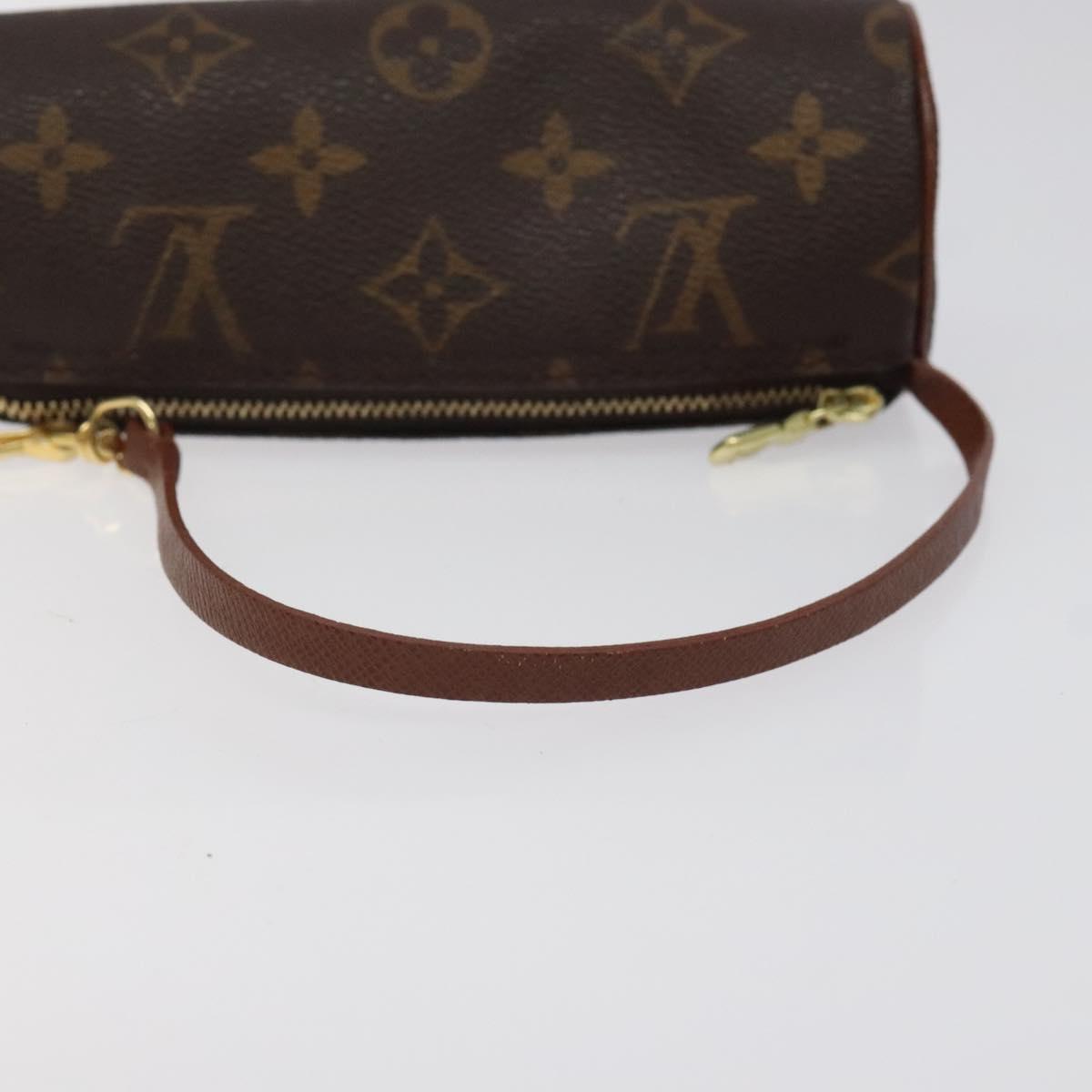 LOUIS VUITTON Monogram Papillon Pouch LV Auth 125345