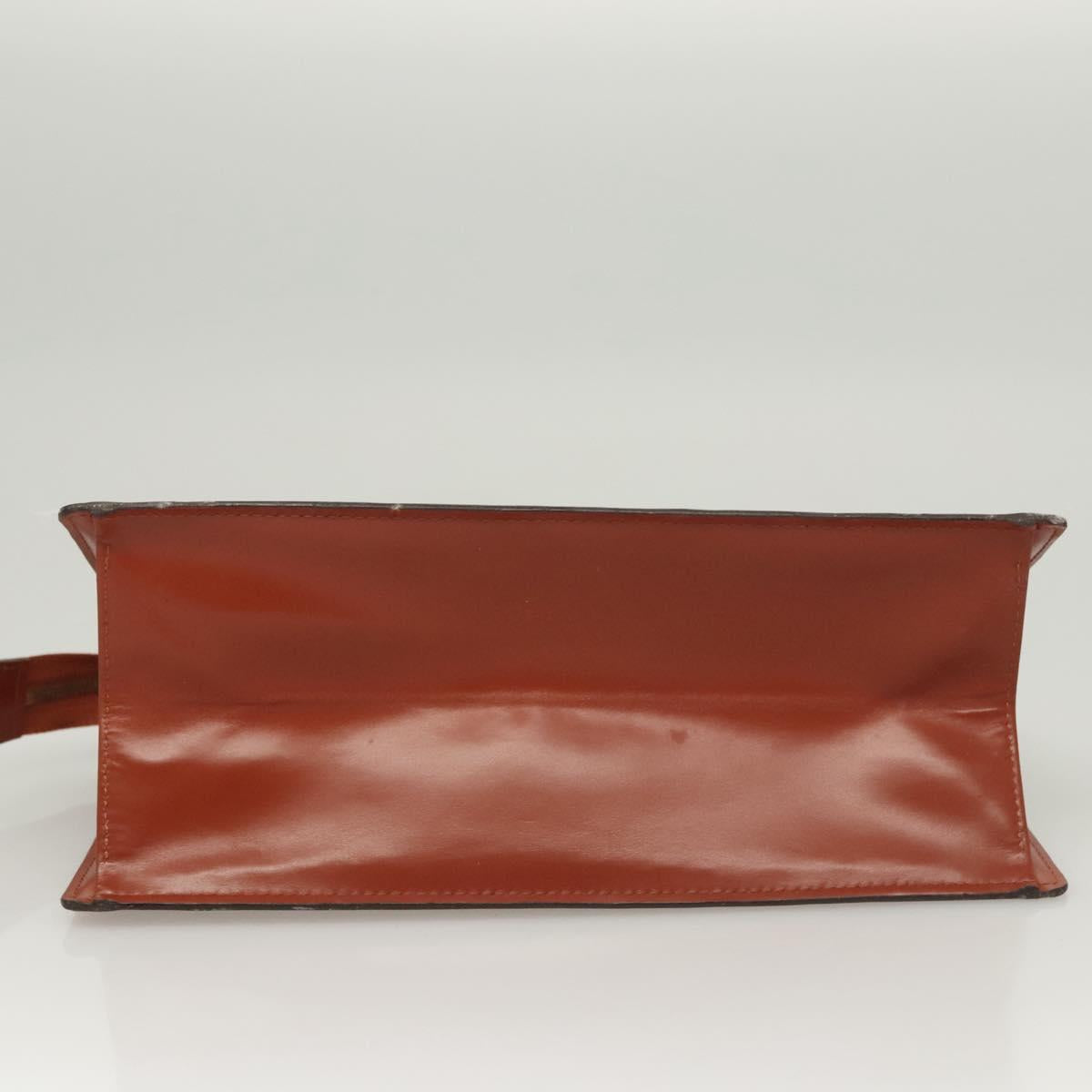 LOUIS VUITTON Epi Trousse Crete Pouch Brown M48403 LV Auth 125363