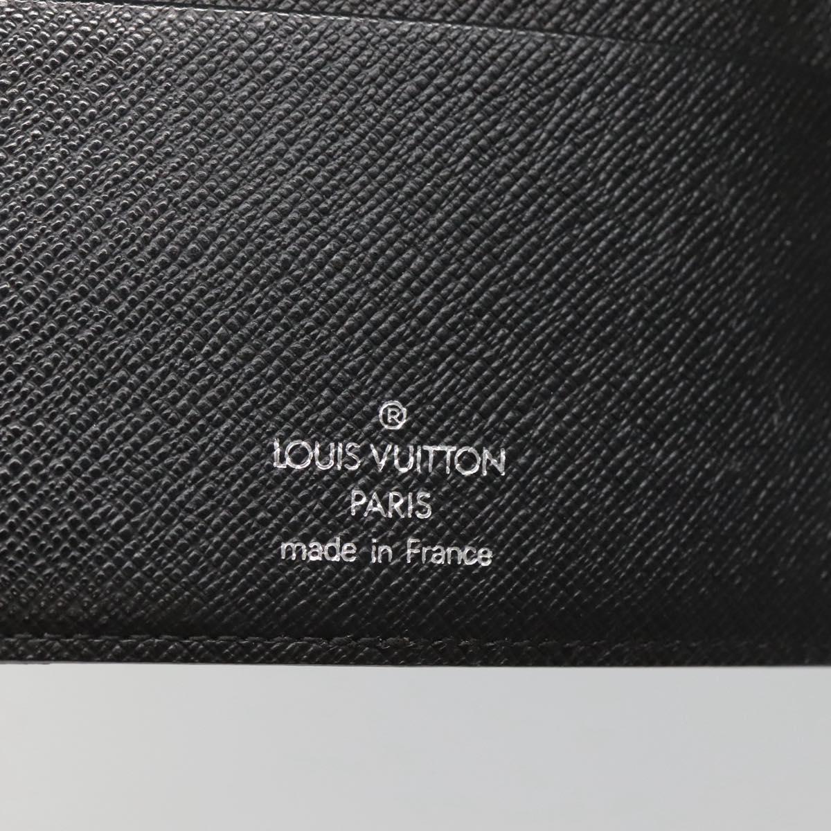 LOUIS VUITTON Damier Graphite Agenda MM Day Planner Cover R20242 LV Auth 125366