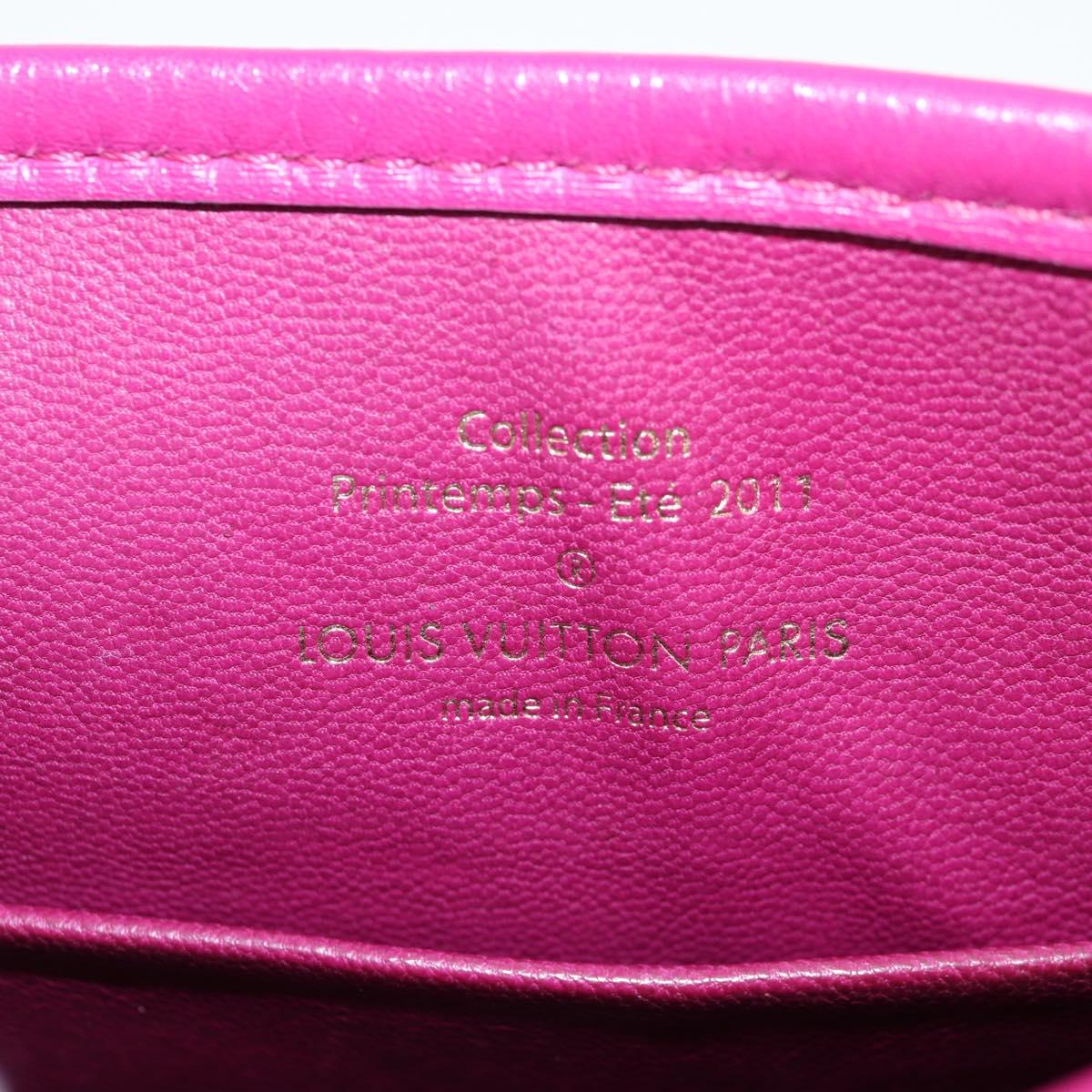 LOUIS VUITTON Art Deco Trapezio Shoulder Bag Leather Pink M97085 Auth 125367AV