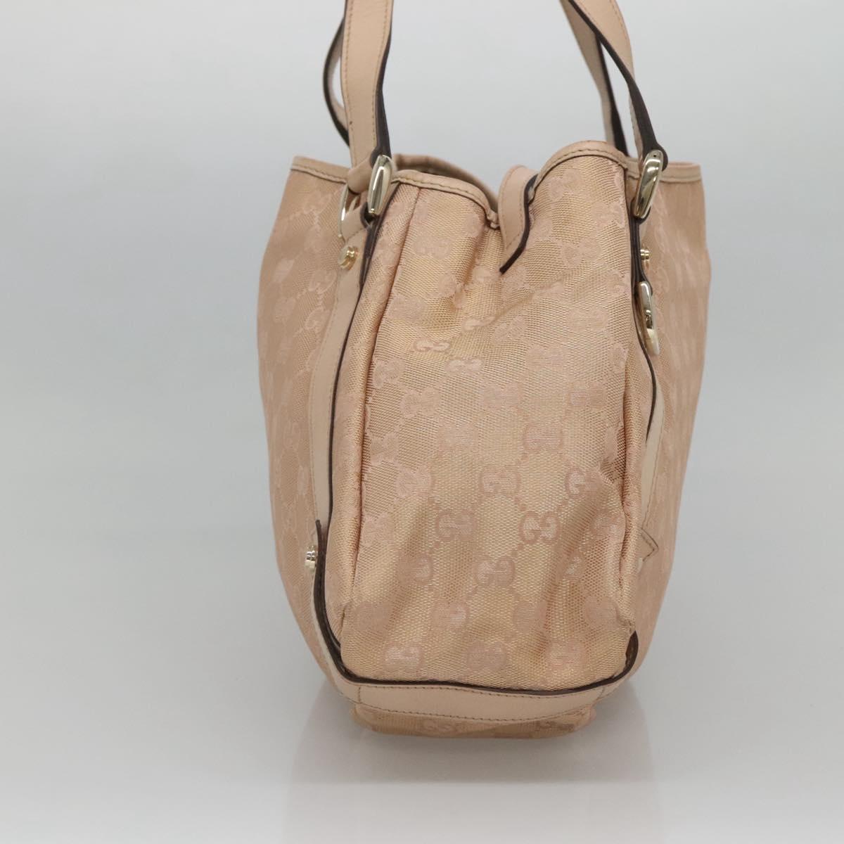 GUCCI GG Canvas Abbey Tote Bag Beige Gold 130736 Auth 125368