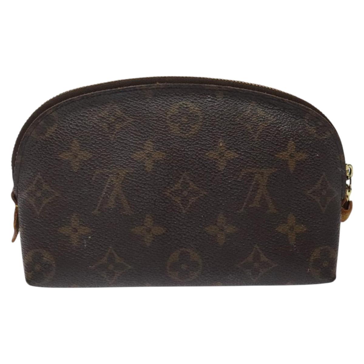 LOUIS VUITTON Monogram Pochette Cosmetic PM Pouch M43998 LV Auth 125383