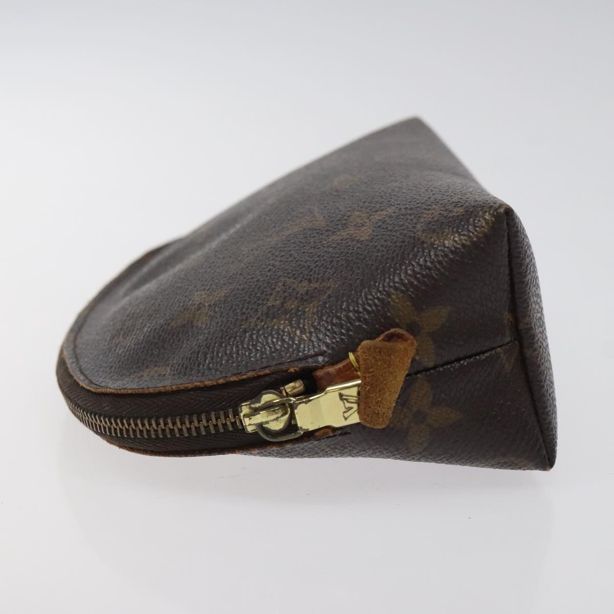 LOUIS VUITTON Monogram Pochette Cosmetic PM Pouch M43998 LV Auth 125383
