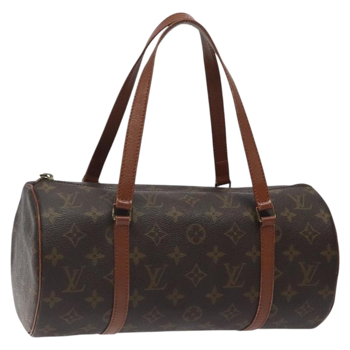 LOUIS VUITTON Monogram Papillon 30 Hand Bag M51385 LV Auth 125390