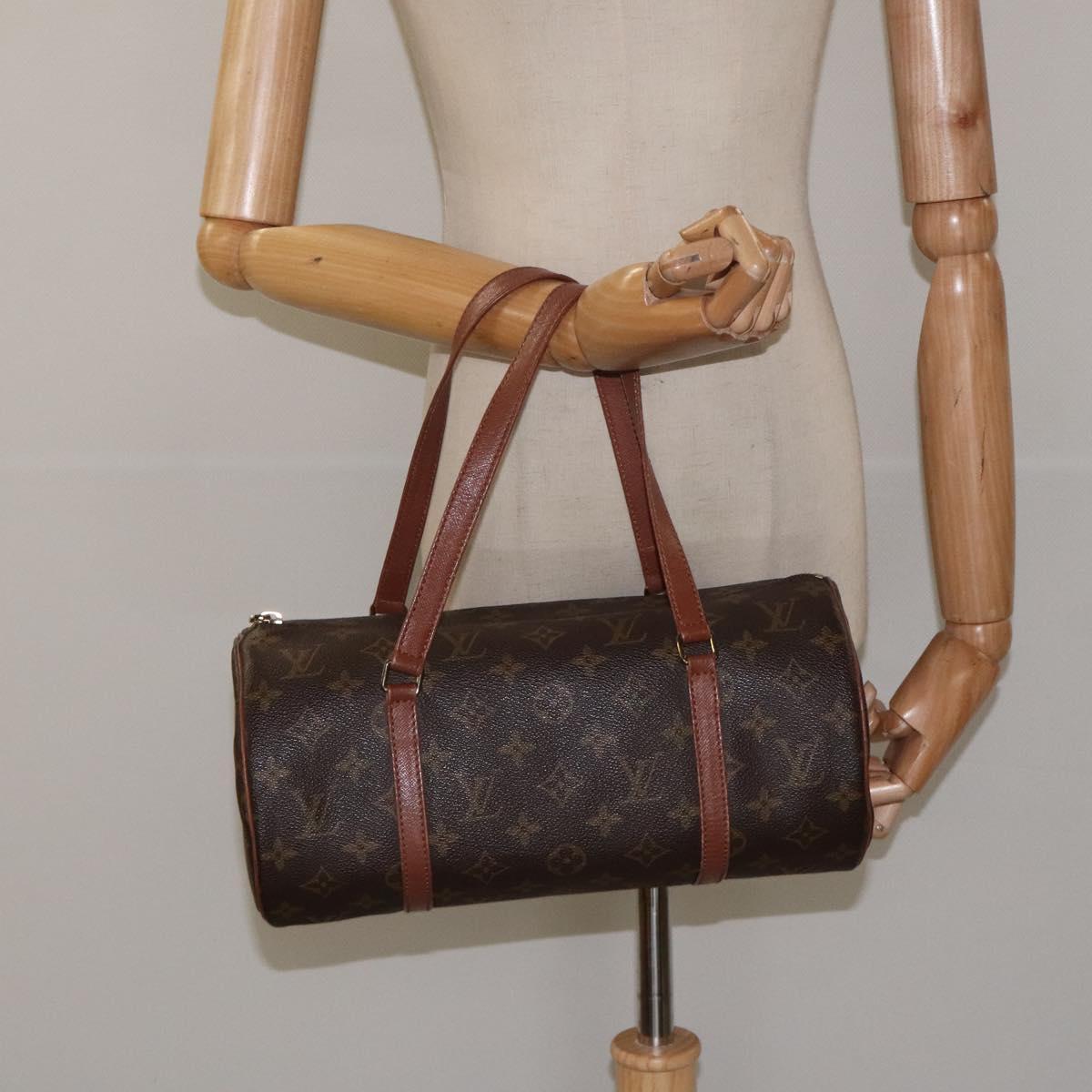LOUIS VUITTON Monogram Papillon 30 Hand Bag M51385 LV Auth 125390