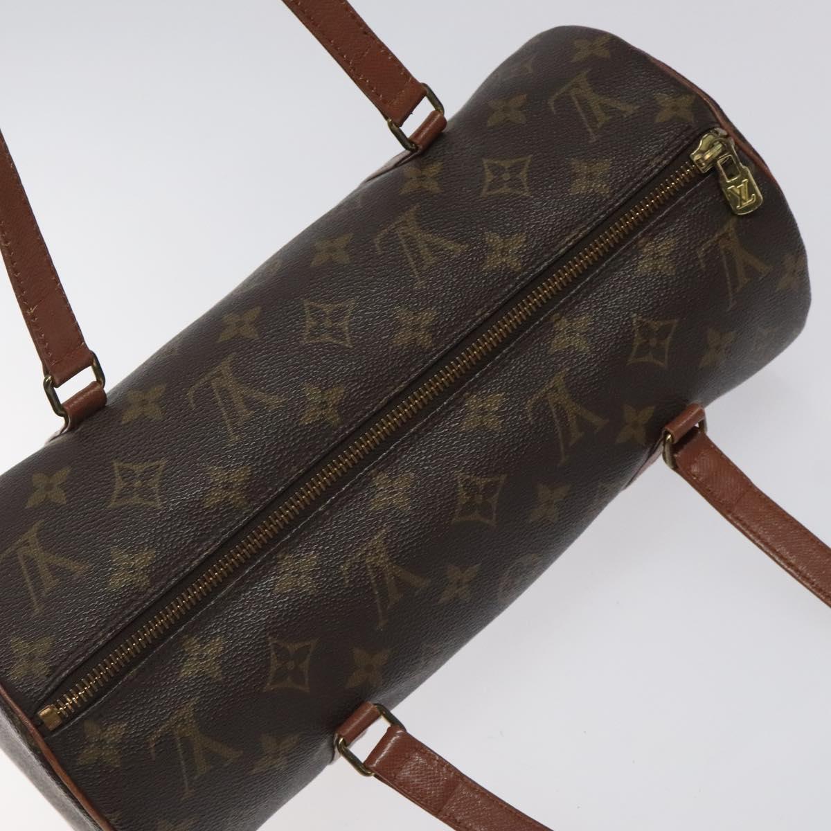 LOUIS VUITTON Monogram Papillon 30 Hand Bag M51385 LV Auth 125390