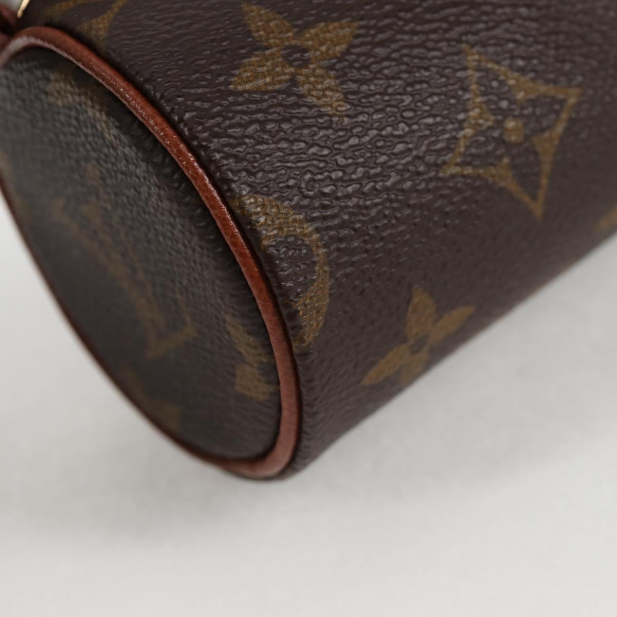 LOUIS VUITTON Monogram Papillon Pouch LV Auth 125392V