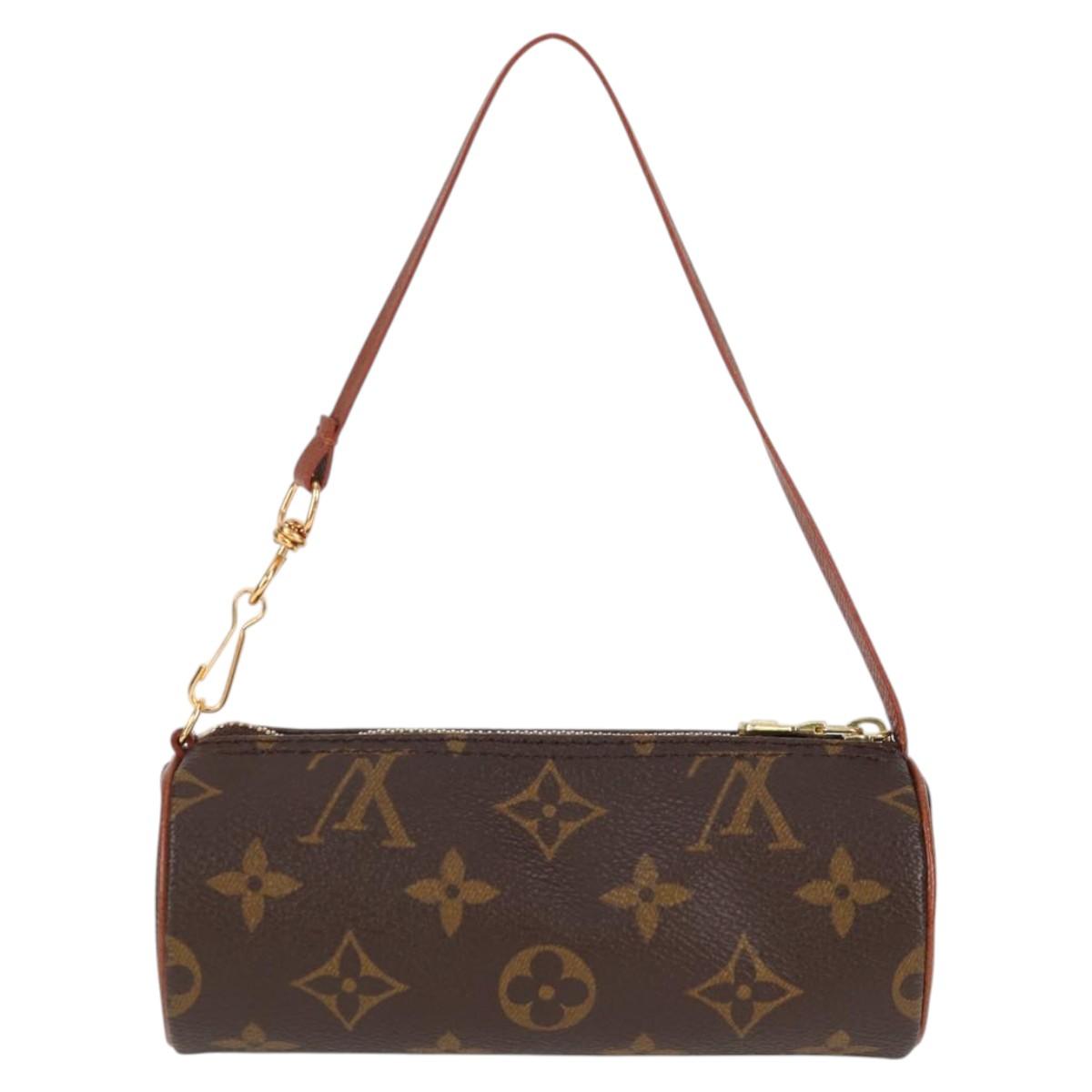 LOUIS VUITTON Monogram Papillon Pouch LV Auth 125392V