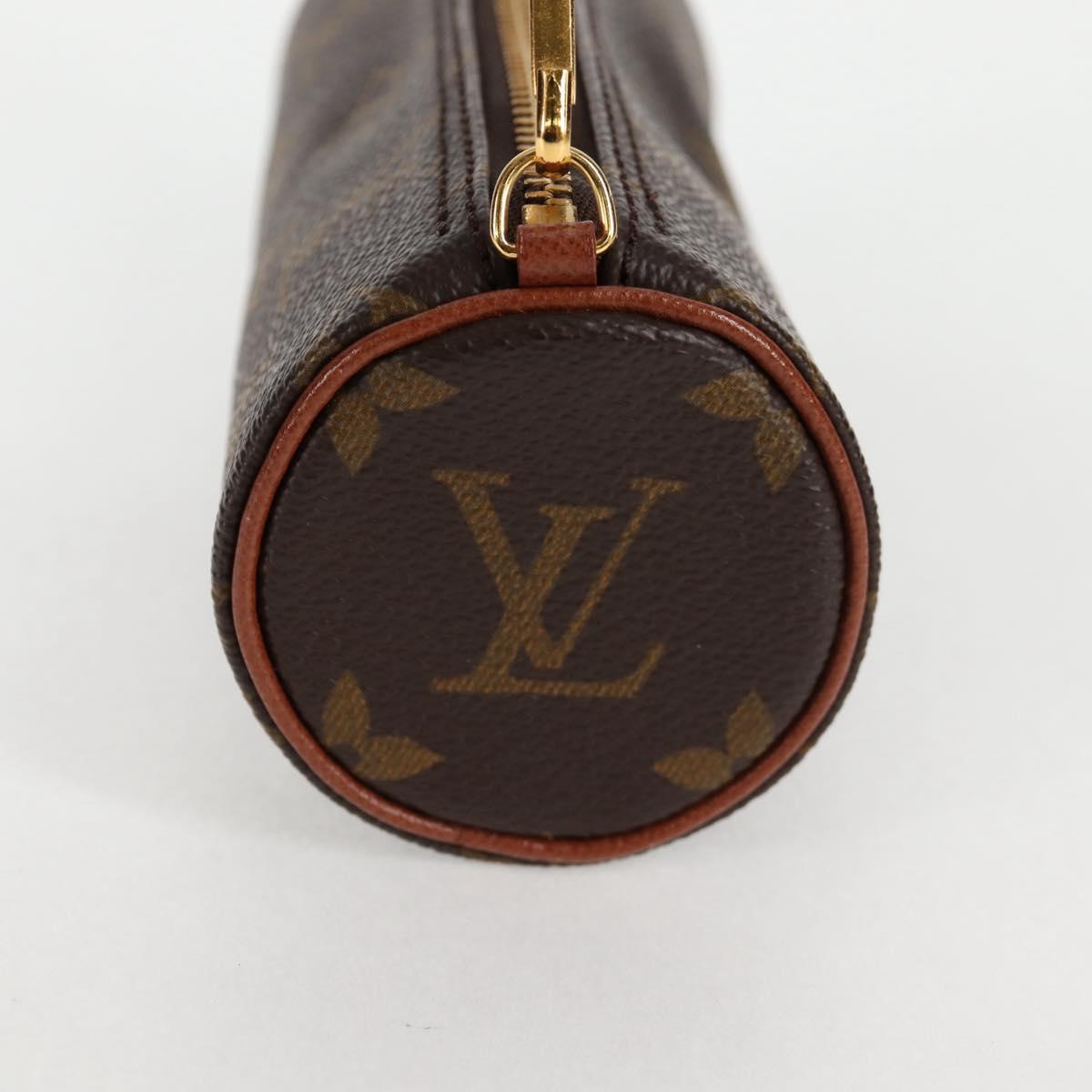 LOUIS VUITTON Monogram Papillon Pouch LV Auth 125392V