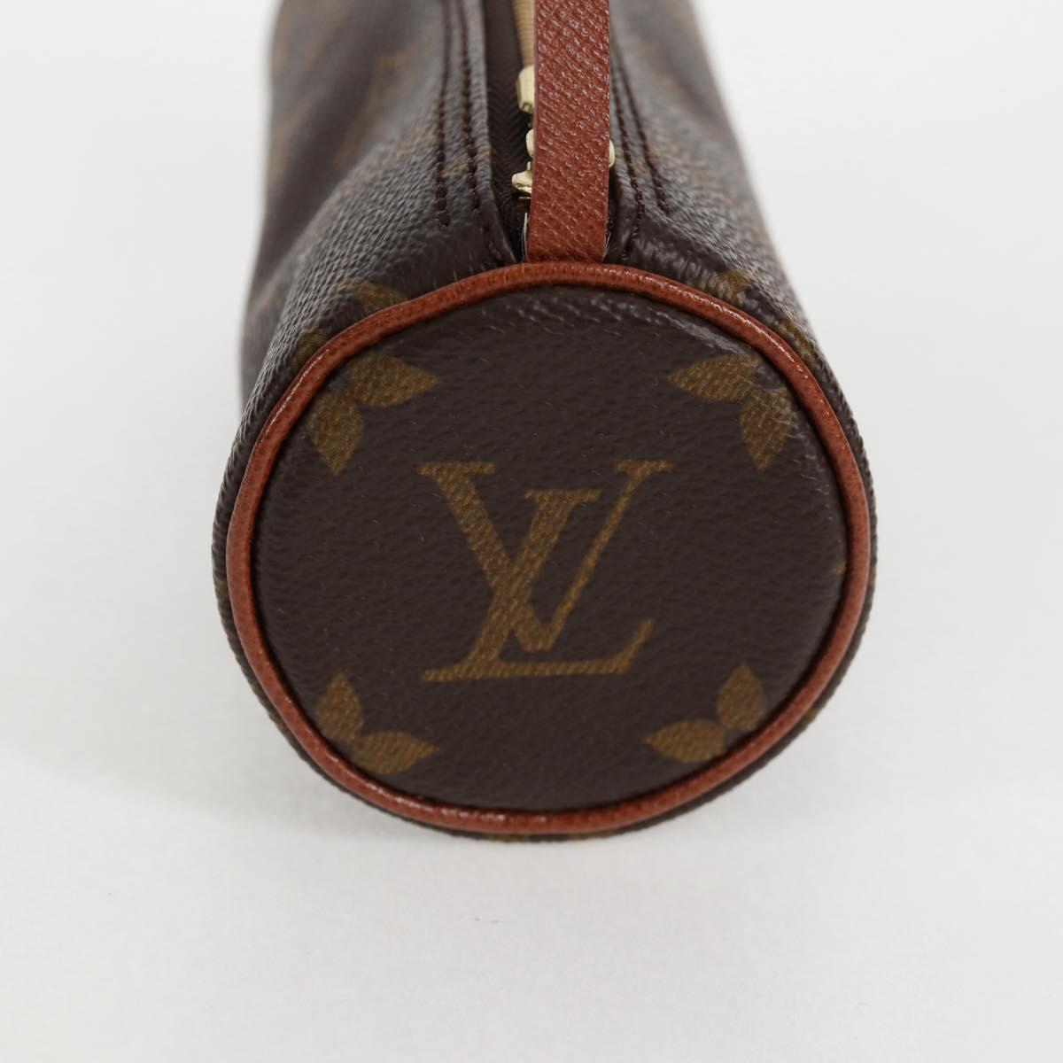 LOUIS VUITTON Monogram Papillon Pouch LV Auth 125392V