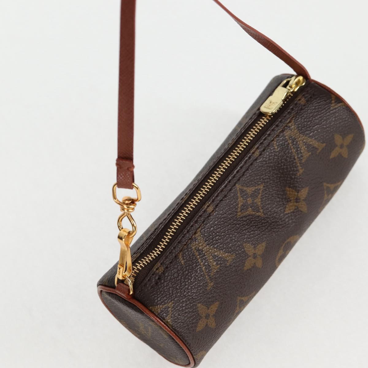 LOUIS VUITTON Monogram Papillon Pouch LV Auth 125392V
